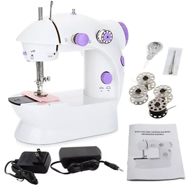 DANKI - Mini Maquina Coser Portatil Electrica Practic Sencilla Facil