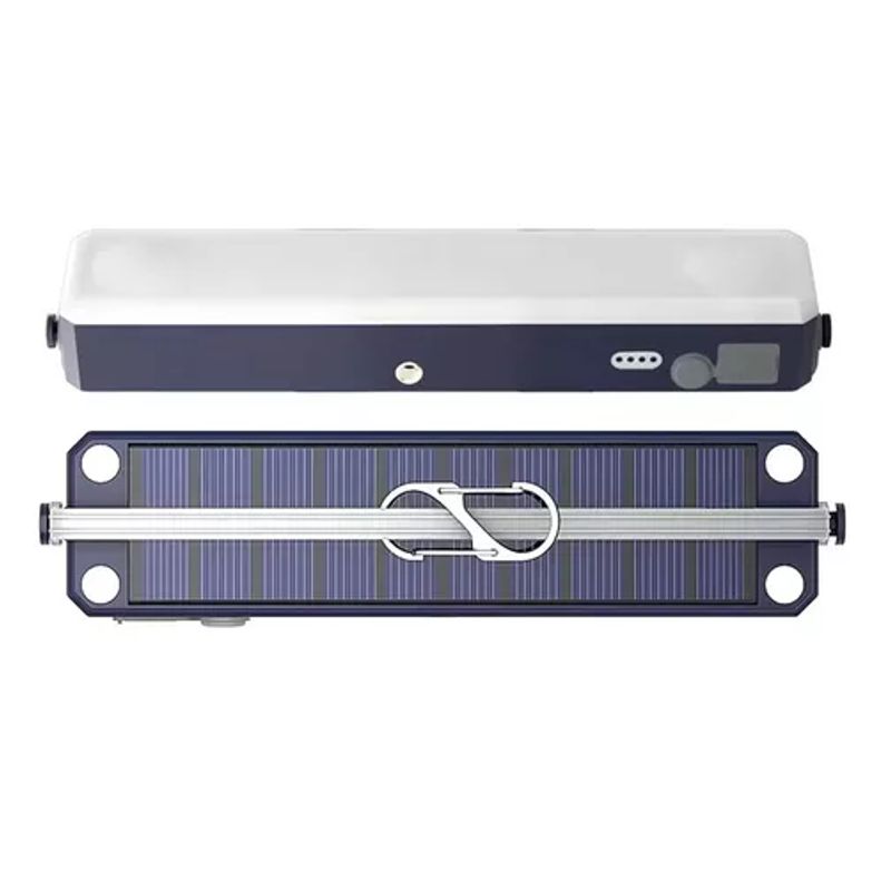 GENERICO - Lampara Recargable Con Panel Solar Usb Led Emergencia T300