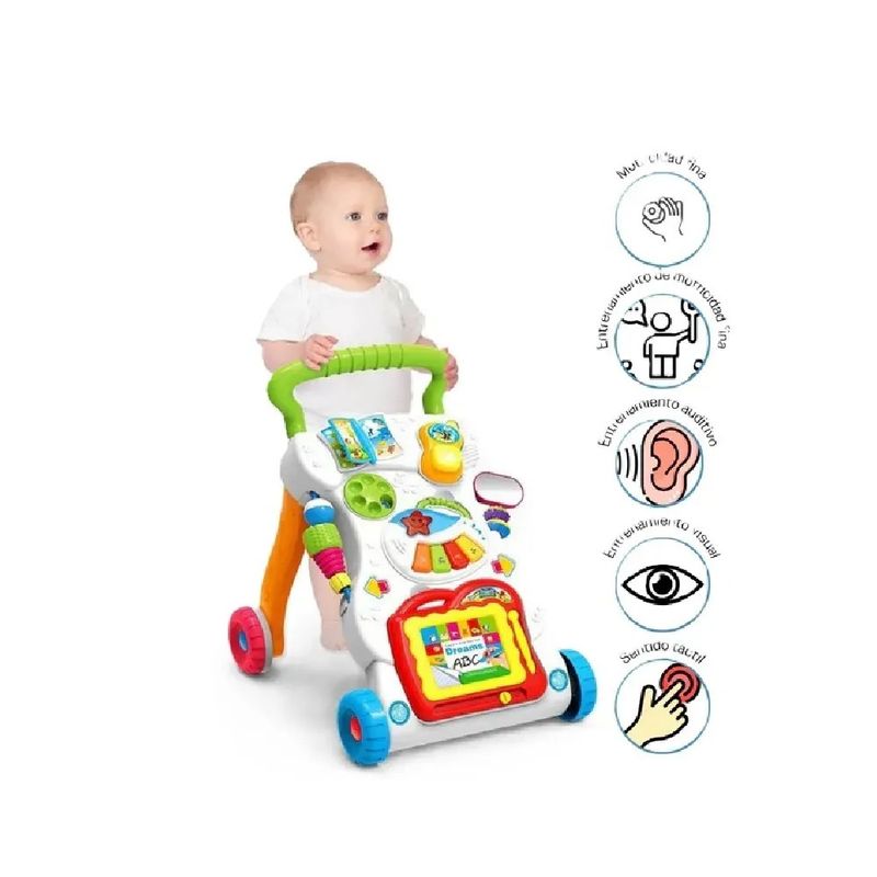 HUANGER - Andadera Musical Didáctica Para Bebés