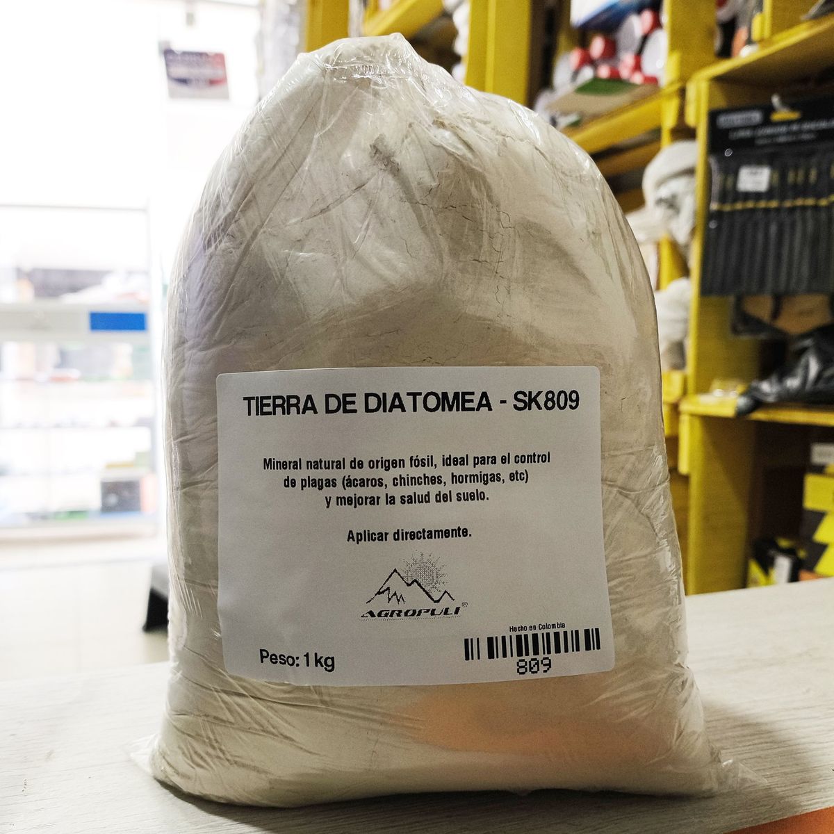 STAND - Tierra Diatomeas 1kg Diatomita Algas Órganico Insecticida