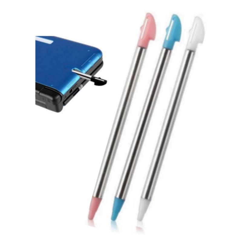 GENERICO - x3 Lápiz Óptico Táctil Stylus Metálico para Nintendo 3Ds XL Old