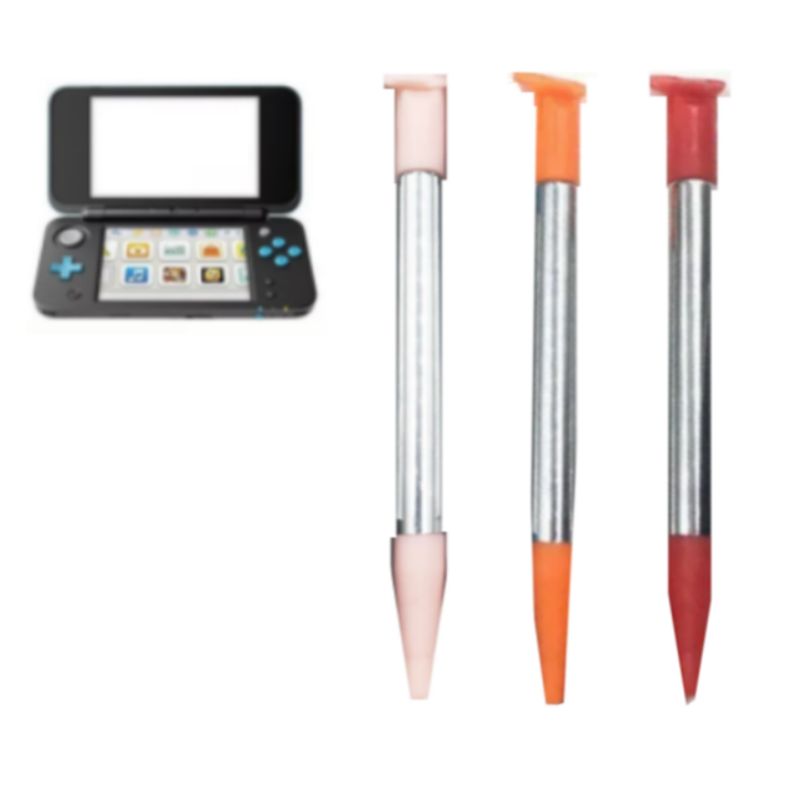 GENERICO - x3 Lápiz Óptico Táctil Stylus Metálico para Nintendo New 2Ds XL