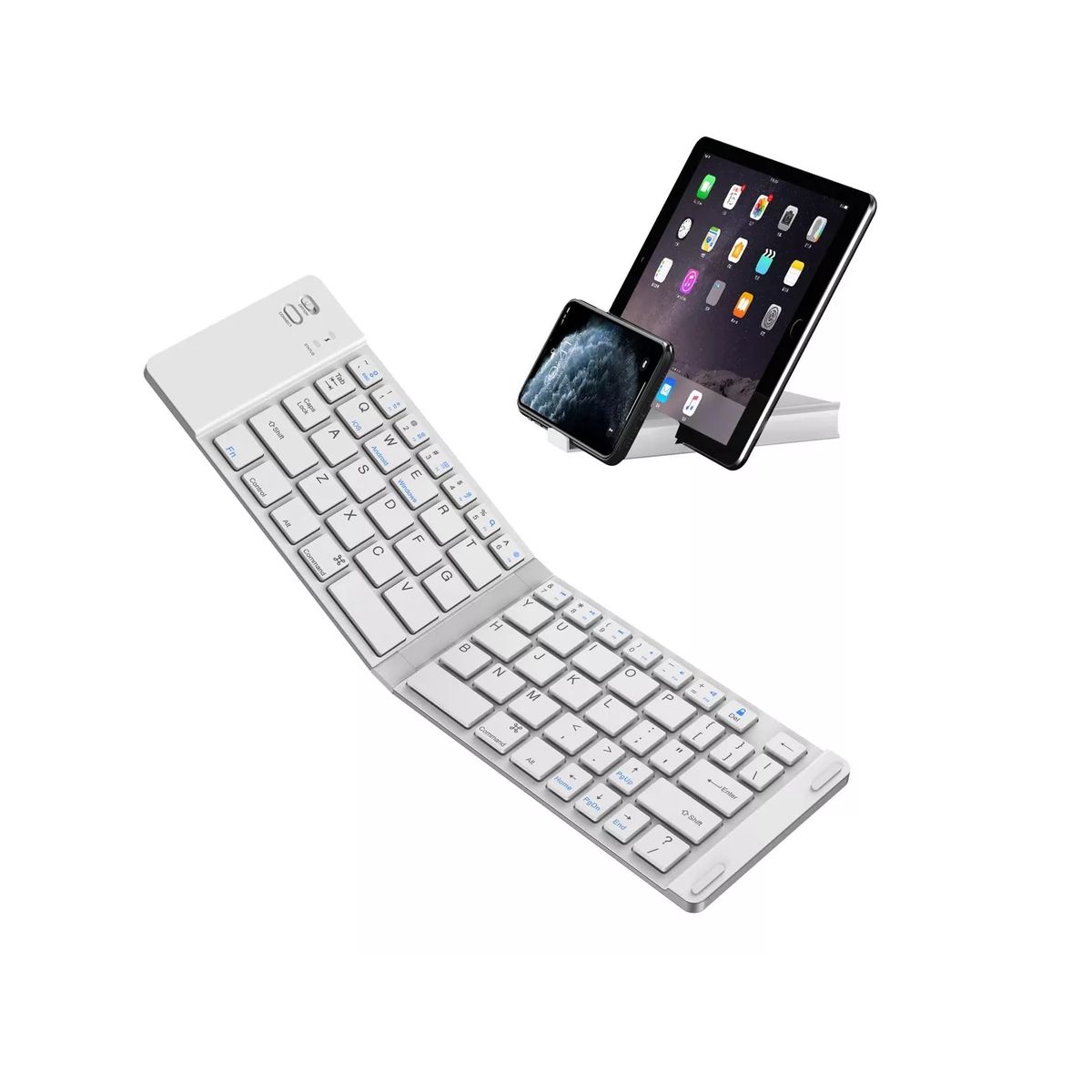 GENERICO - Mini Teclado Inalambrico Plegable Portatil Bluetooth