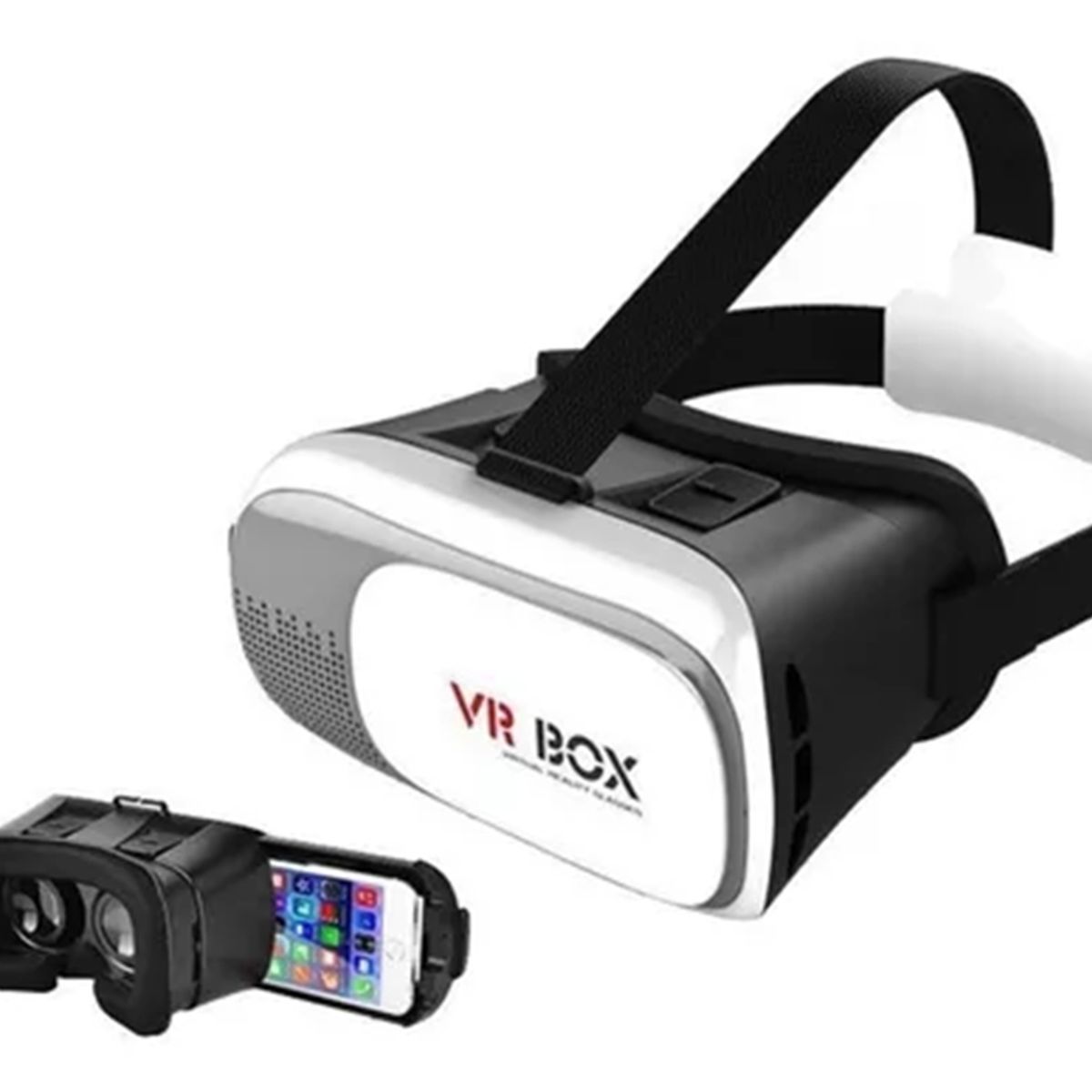 GENERICO - Gafas De Realidad Virtual Aumentada 3D VR BOX + Control Bluetooth