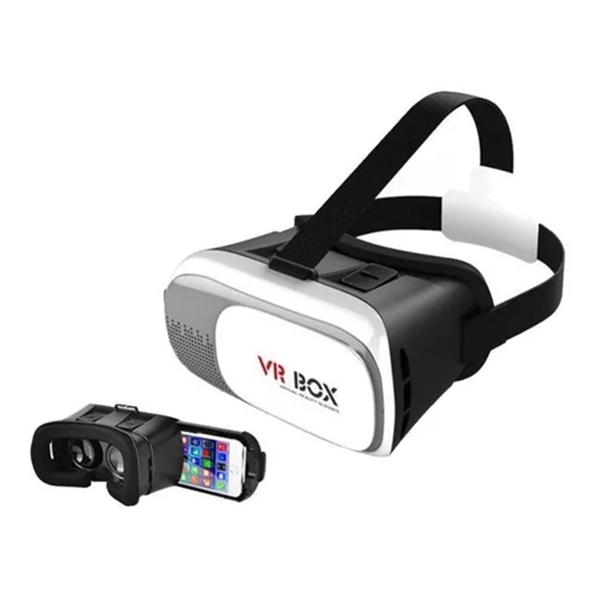 GENERICO - Gafas De Realidad Virtual Aumentada 3D VR BOX + Control Bluetooth