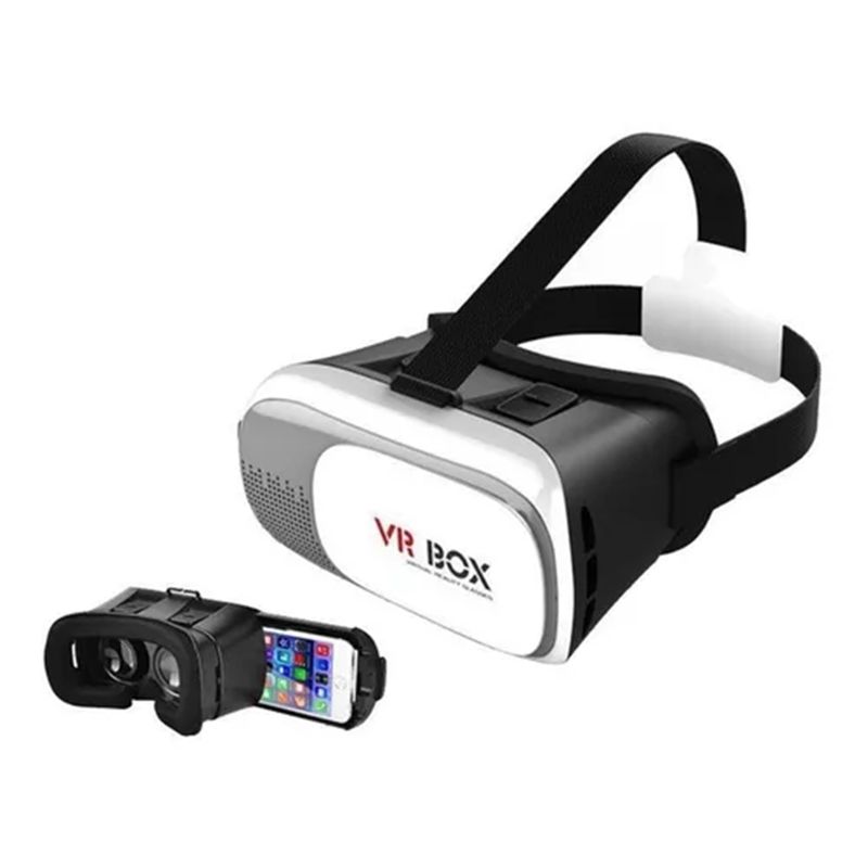GENERICO - Gafas De Realidad Virtual Aumentada 3D VR BOX + Control Bluetooth