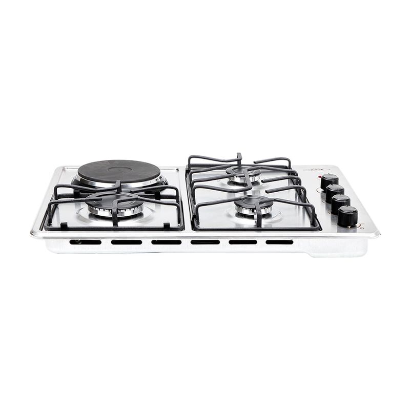 HACEB - Estufa de empotrar Haceb inox 60x43 cm Mixta 120v a gas propano