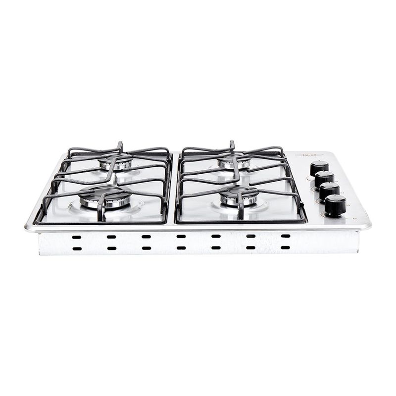 HACEB - Estufa de empotrar Haceb inox 60x51 cm platina a gas natural
