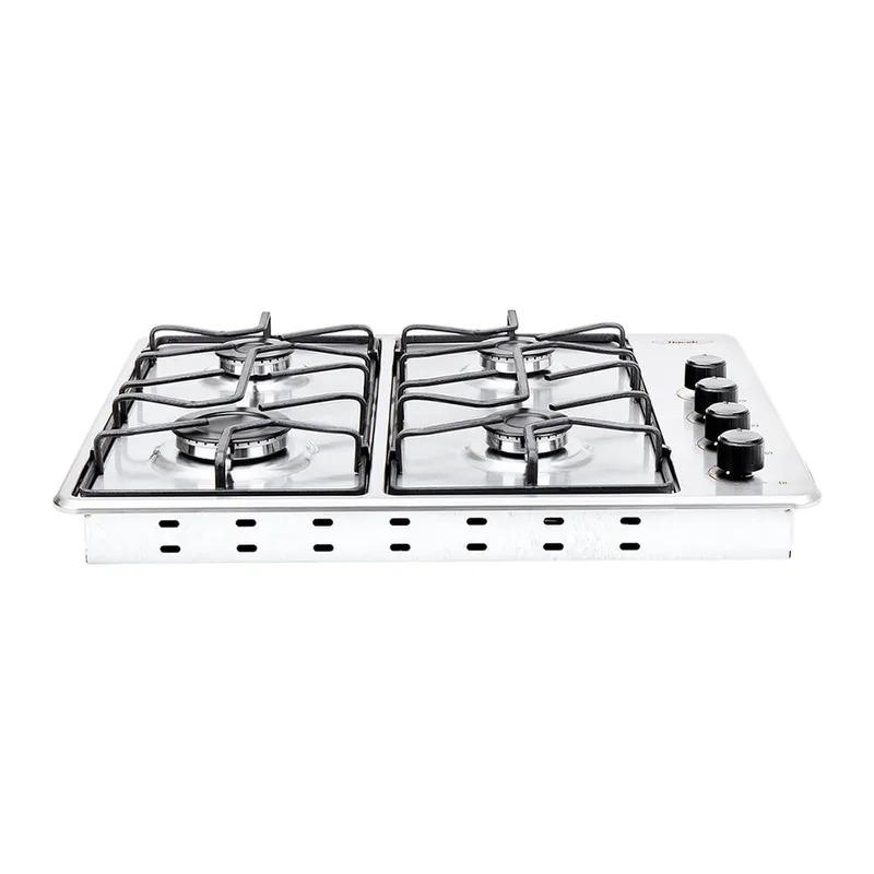 HACEB - Estufa de empotrar Haceb inox 60x51 cm platina a gas propano