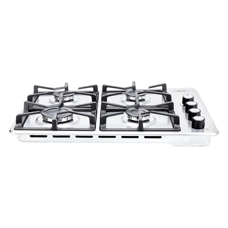 HACEB - Estufa de empotrar Haceb inox 60x43 cm hierro fundido a gas natural