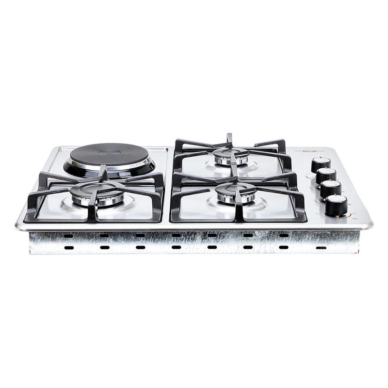 HACEB - Estufa de empotrar Haceb inox 60x51 cm mixta 120v a gas natural