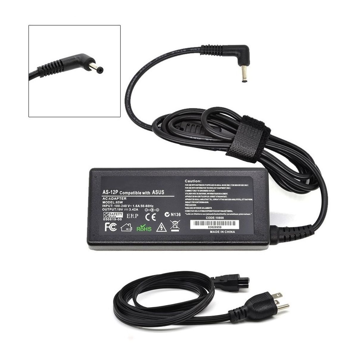 GENERICO - Cargador para Asus VivoBook X409F 19v 3.42A 65w