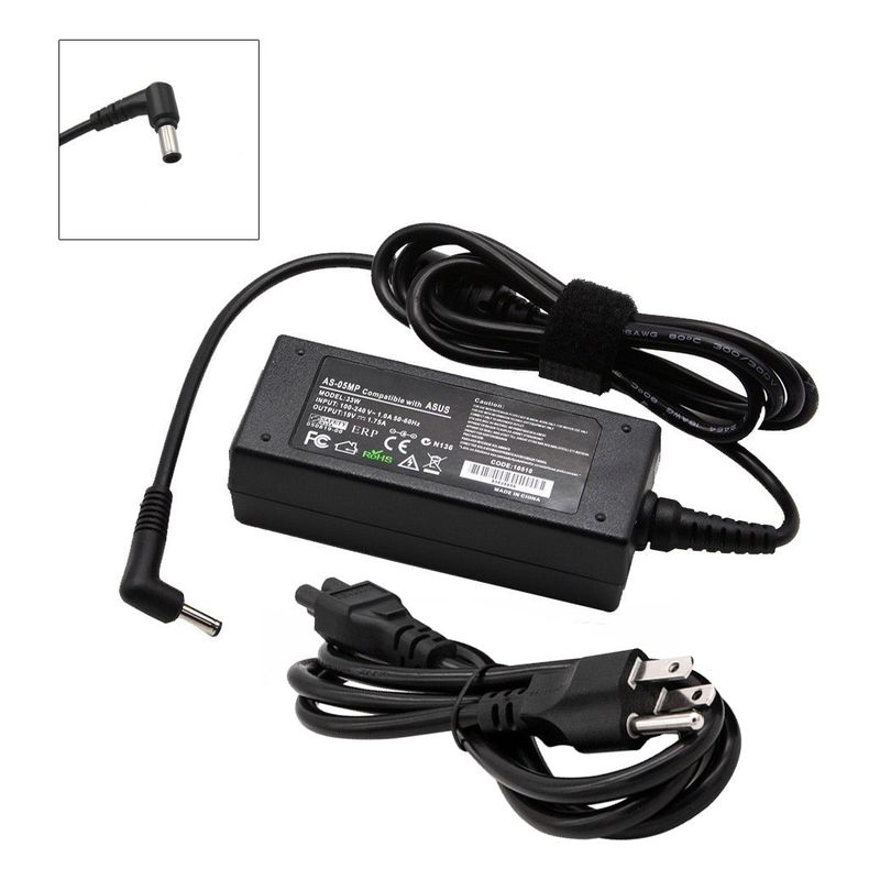 GENERICO - Cargador para Asus VivoBook X201E 19v 1.75A 33w 4.0*1.35mm