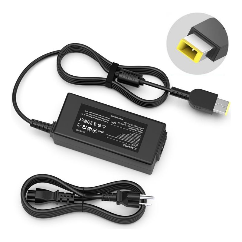 GENERICO - Cargador para Lenovo B40-80 20V 2.25A 45w Punta USB