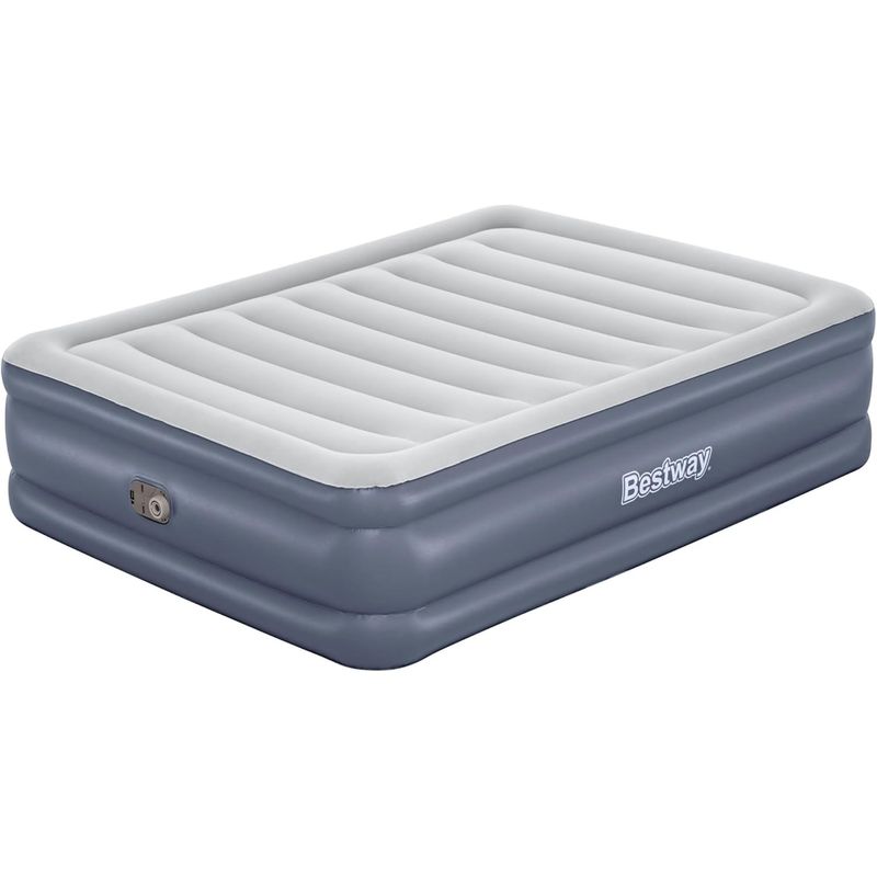 BESTWAY - Colchón Inflable Bestway Tritech 20 con Bomba AC, Queen