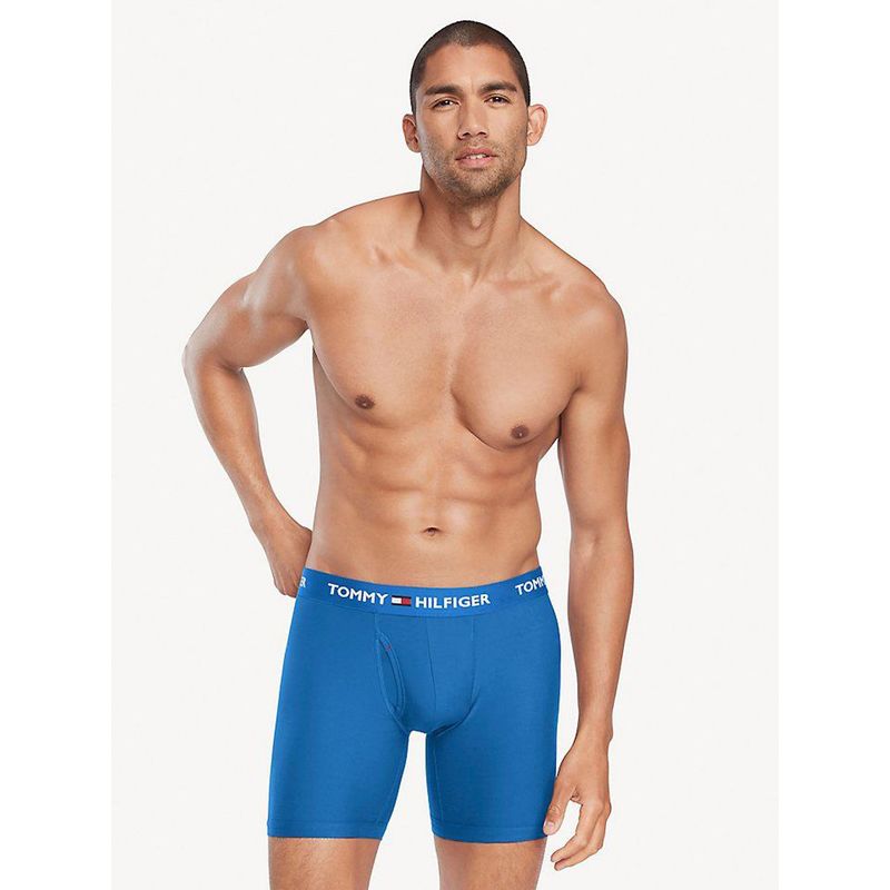 TOMMY HILFIGER - Pack azul de 3 boxer TH Micro Tommy Hilfiger