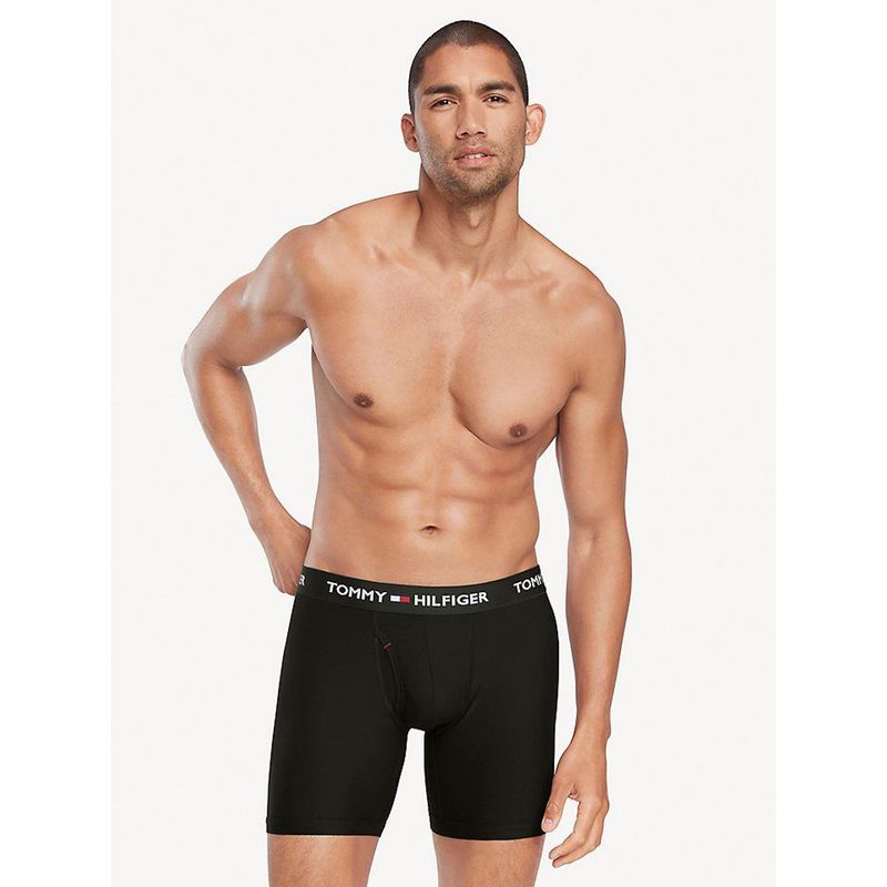 TOMMY HILFIGER - 3 Pack Boxer Brief Negros En Microfibra Tommy Hilfiger