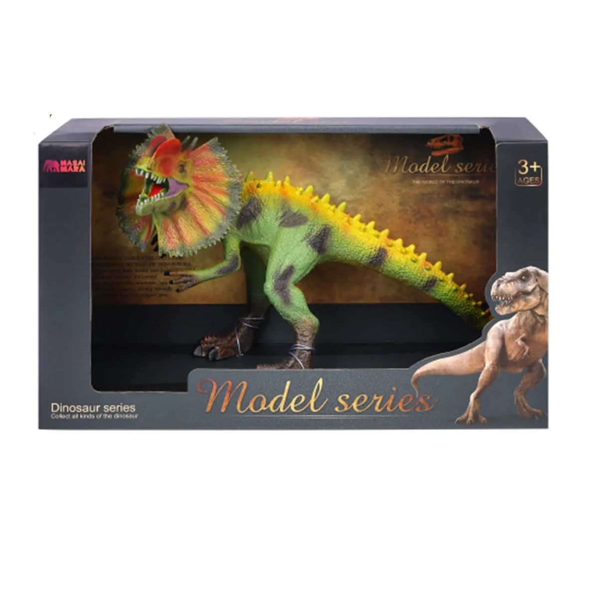JUGANDO Y EDUCANDO - Figura De Dinosaurio Dilophosaurus Coleccionable Para Niños