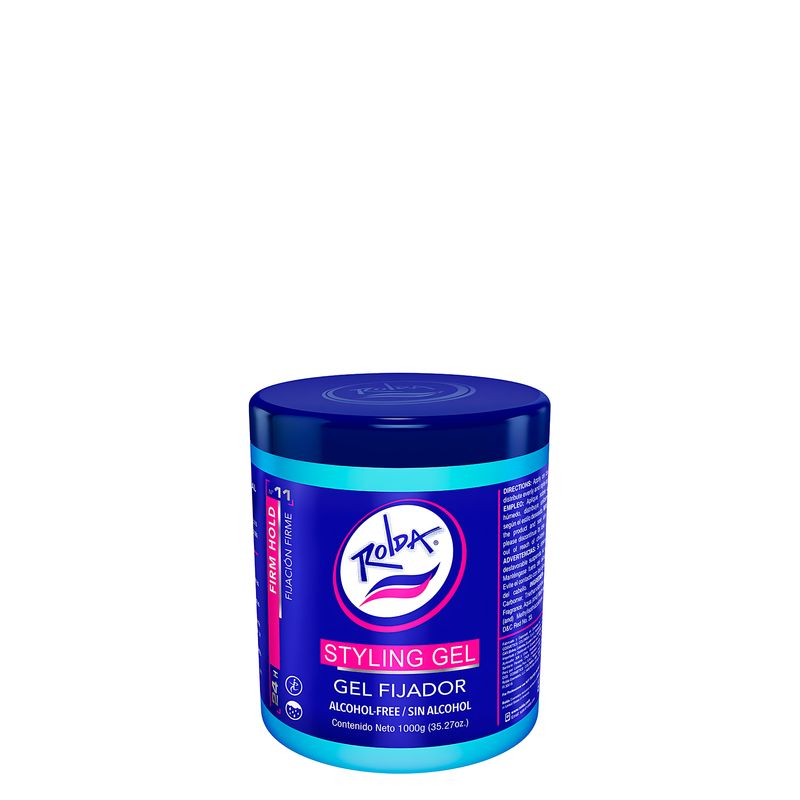 GENERICO - Rolda Gel Fijador Sin Alcohol Azul 1000gr