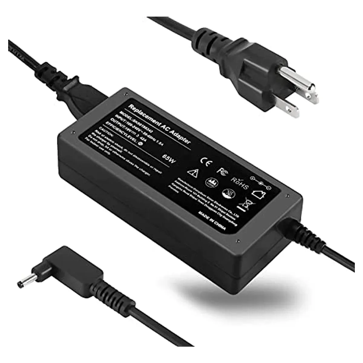 JALTECH - Cargador para Acer 3 A314-22G 19v 2.37A 3.42A Premium
