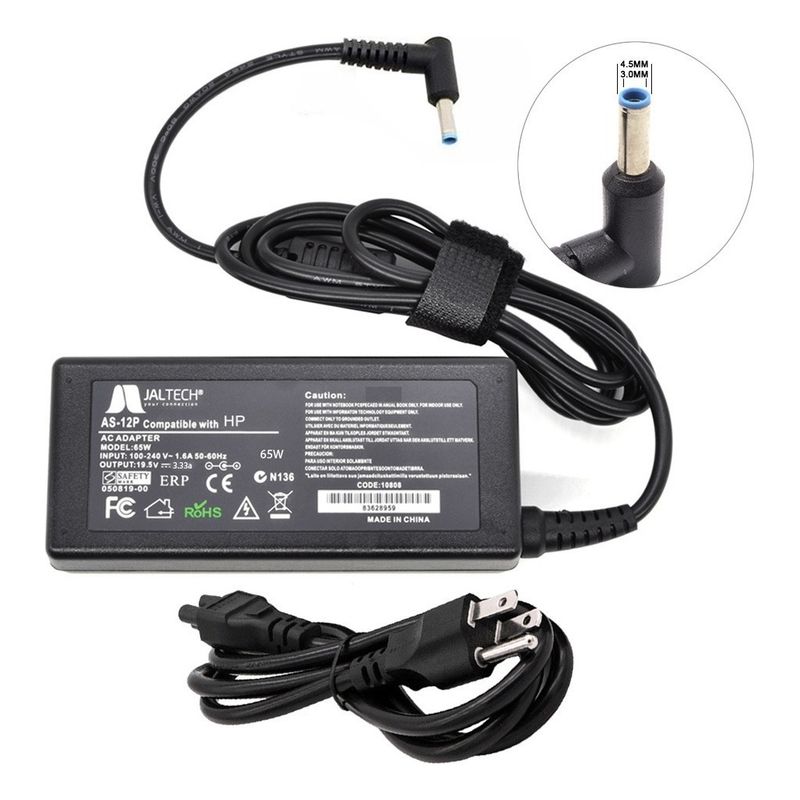 JALTECH - Cargador para HP 14-ep1001la 1.95V 3.33A 65W  Premium