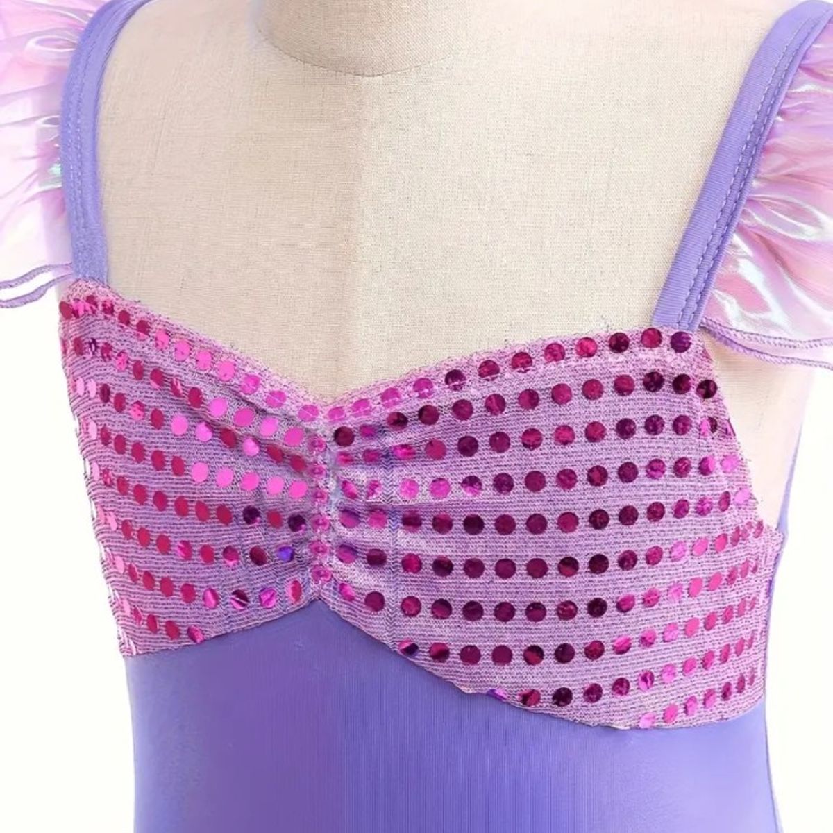 GENERICO - Disfraz sirena niña talla 3-4 disfraz sirenita ariel