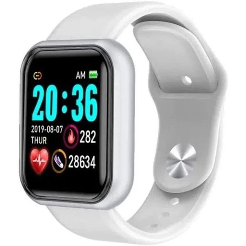 GENERICO - Reloj Inteligente  Bluetooth Smartwatch Y68 Blanco