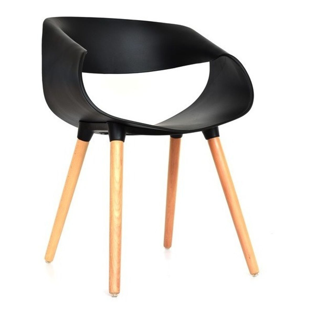 MOBLIHOUSE - Silla Para Comedor Parma Negra