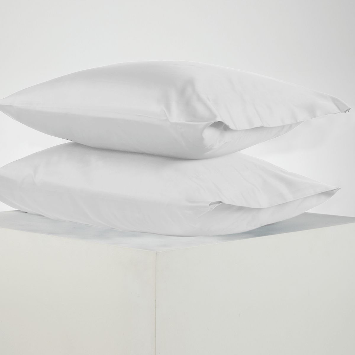 DISTRIHOGAR - Set X 2 Fundas Plus (+)Bambú Blanco 50 X 90 Cm