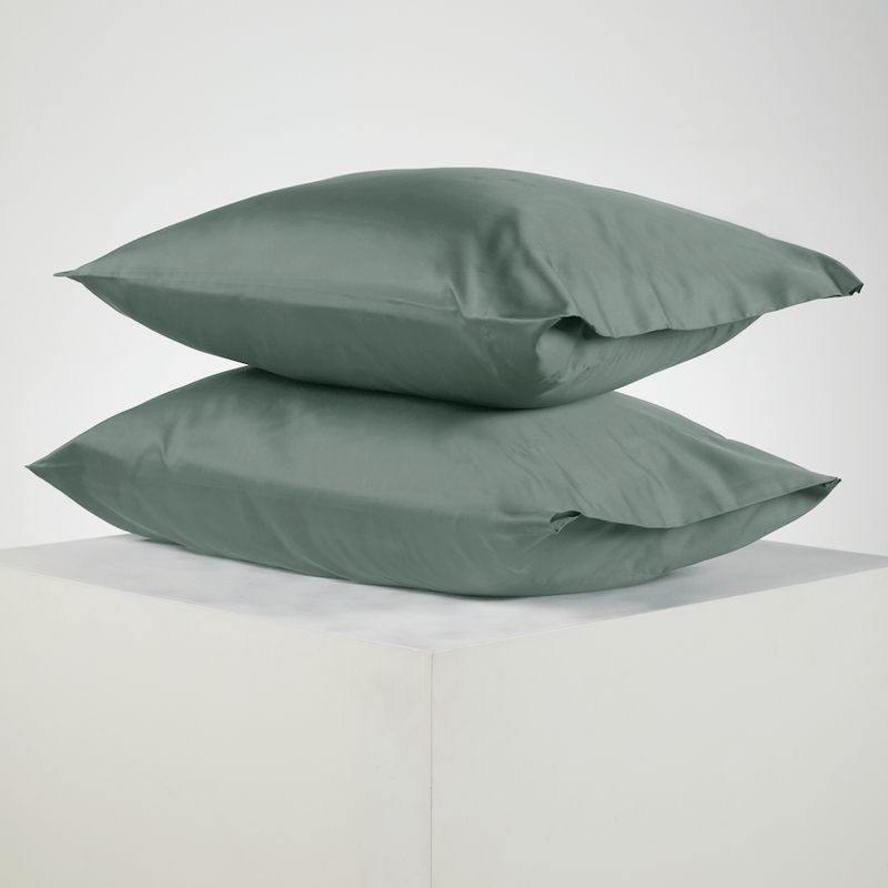 DISTRIHOGAR - Set X 2 Fundas Plus (+)Bambú Verde 50 X 75 Cm