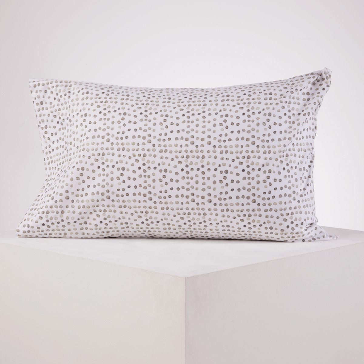 DISTRIHOGAR - Funda de Almohada Miniprint 180 hilos Sahara 50 x 73 cm