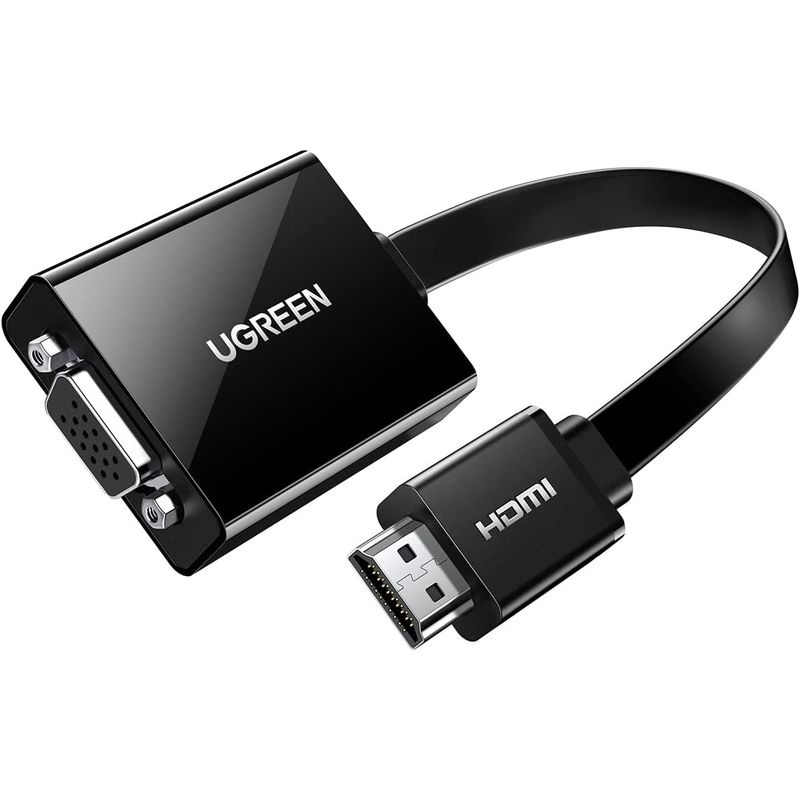 UGREEN - Convertidor HDMI a VGA 25cm Negro