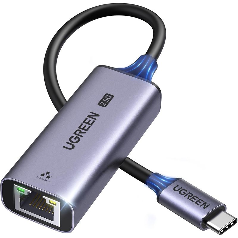 UGREEN - Adaptador USB-C a Ethernet 101001000Mbps