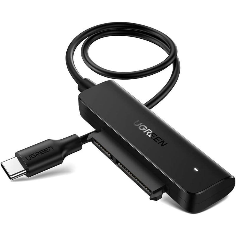 UGREEN - Convertidor USB-C 30 a SATA para Discos Duros y SSD de 25 Pulgadas