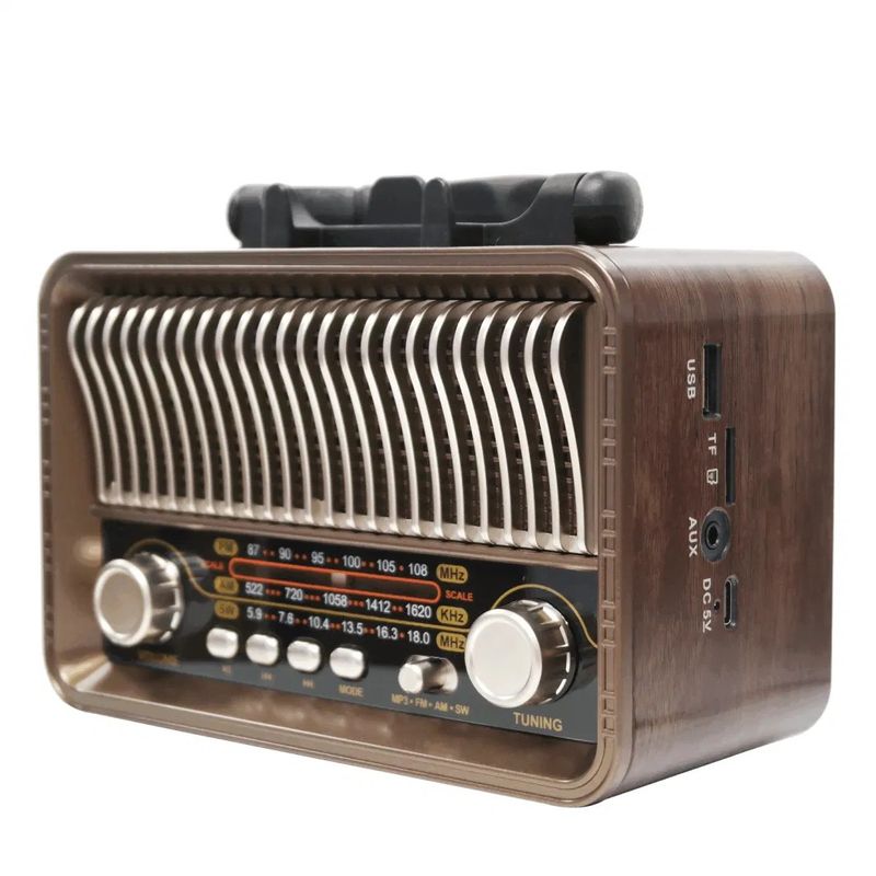 GENERICO - RADIO PARLANTE ANTIGUO ESTILO VINTAGE M-1232BT
