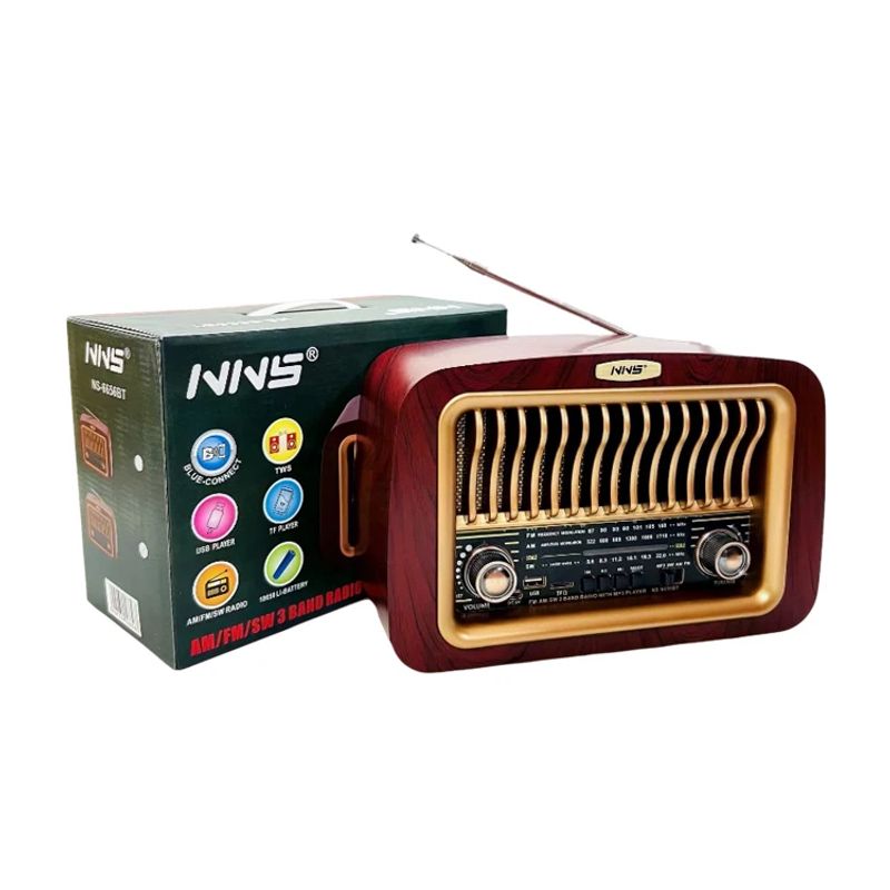 GENERICO - RADIO PARLANTE ANTIGUO ESTILO VINTAGE NS-6656 BT