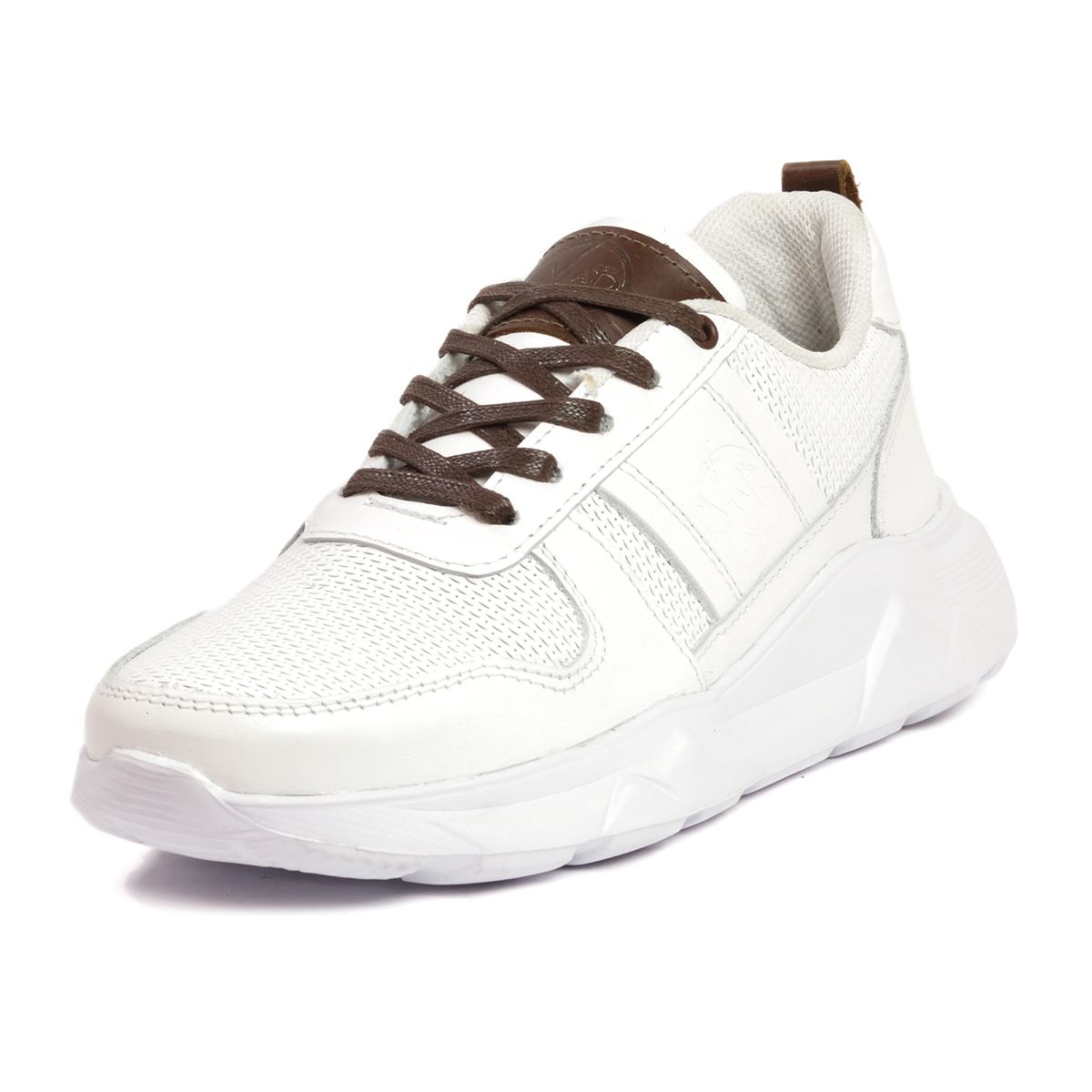 VIAR - Tenis Moda en Cuero Para Hombre VIAR Luppo Blanco