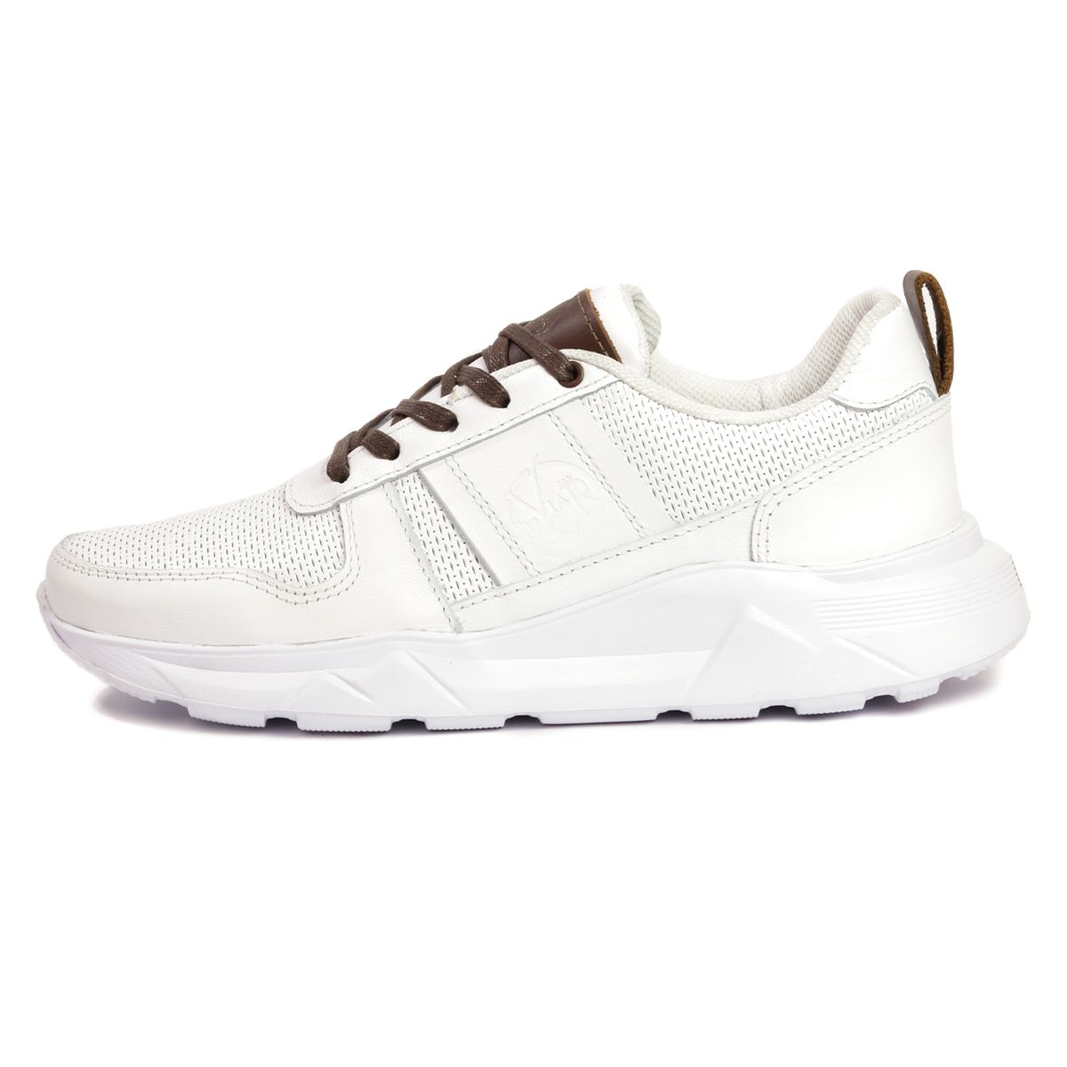 VIAR - Tenis Moda en Cuero Para Hombre VIAR Luppo Blanco