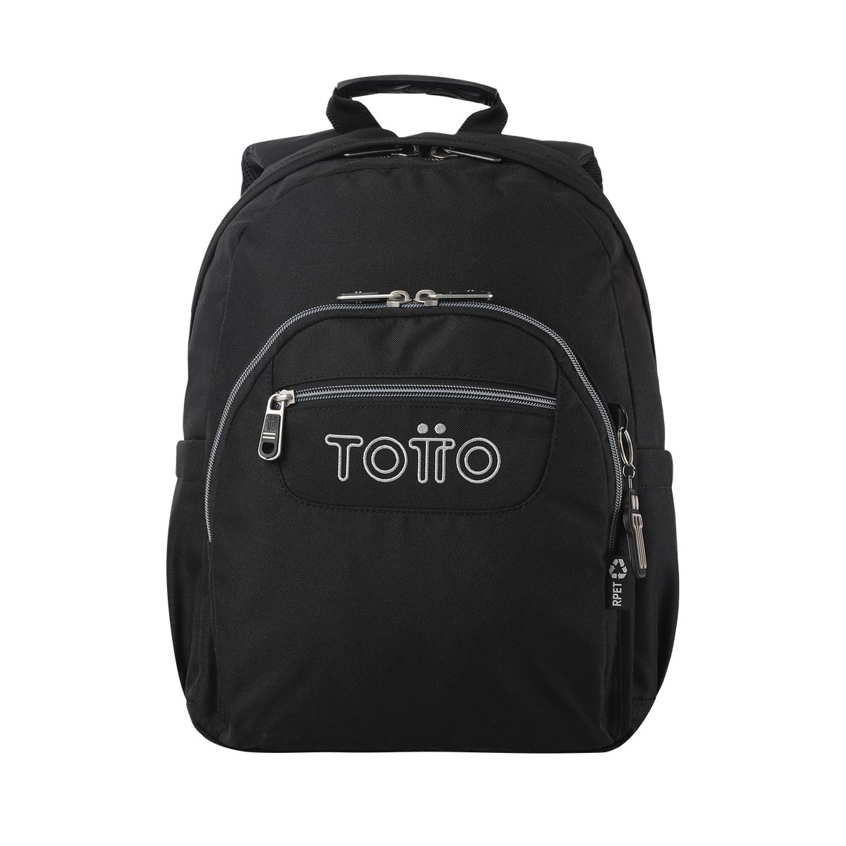 TOTTO - Morral Juvenil Porta PC 13" Gommas Negro