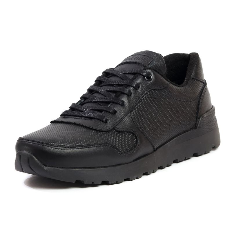 VIAR - Tenis Moda en Cuero Para Hombre VIAR Kiko Negro