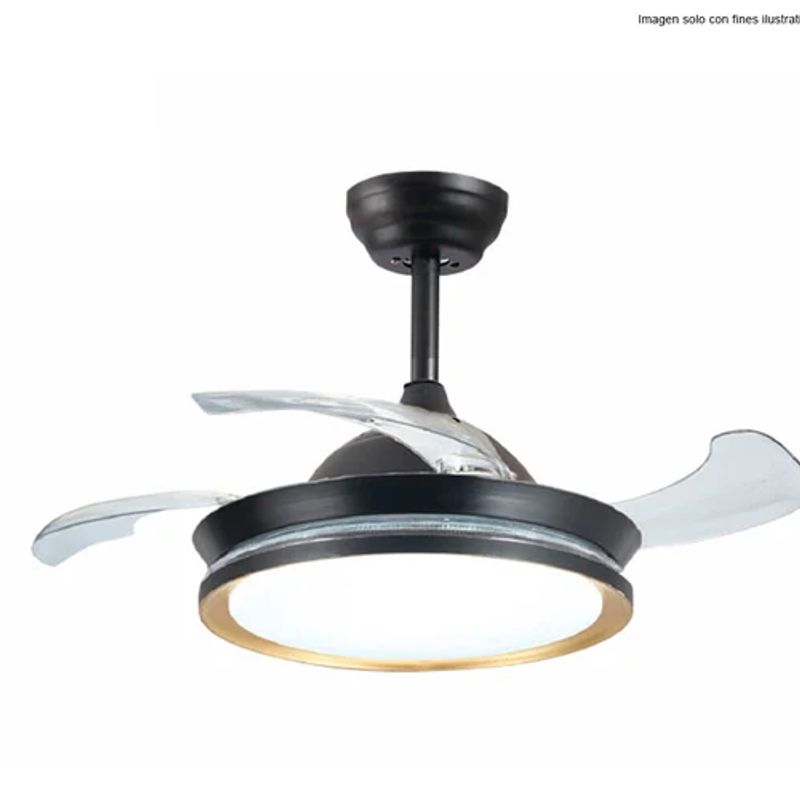SANKEY - VENTILADOR DE TECHO CON LUZ LED  DE 36 PULGADA