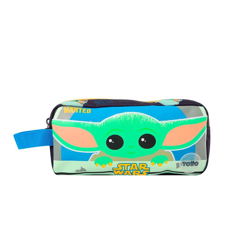 TOTTO - Cartuchera Escolar Para Niño Grogu azul