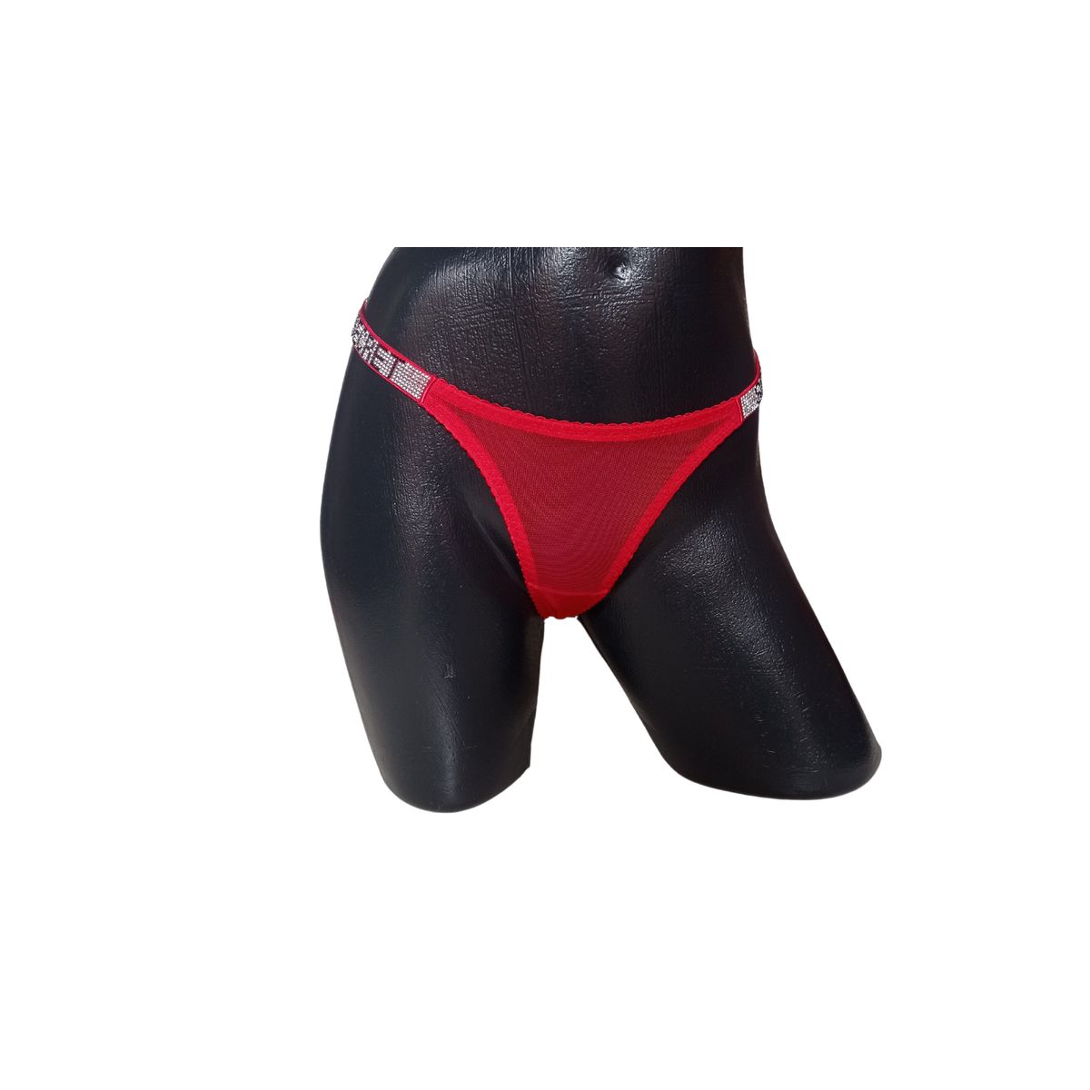 GENERICO - Tanga hilo SECRET Roja sexy Ropa interior sensual