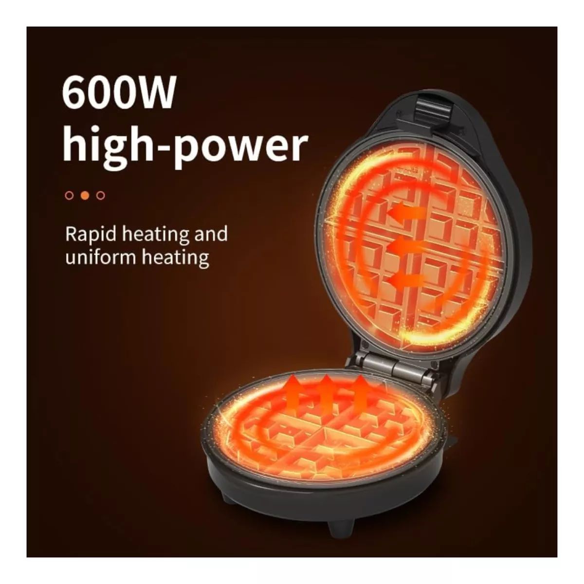 SOKANY - Maquina De Donas Waflera Figuras 3 En 1 Snak Maker 600w