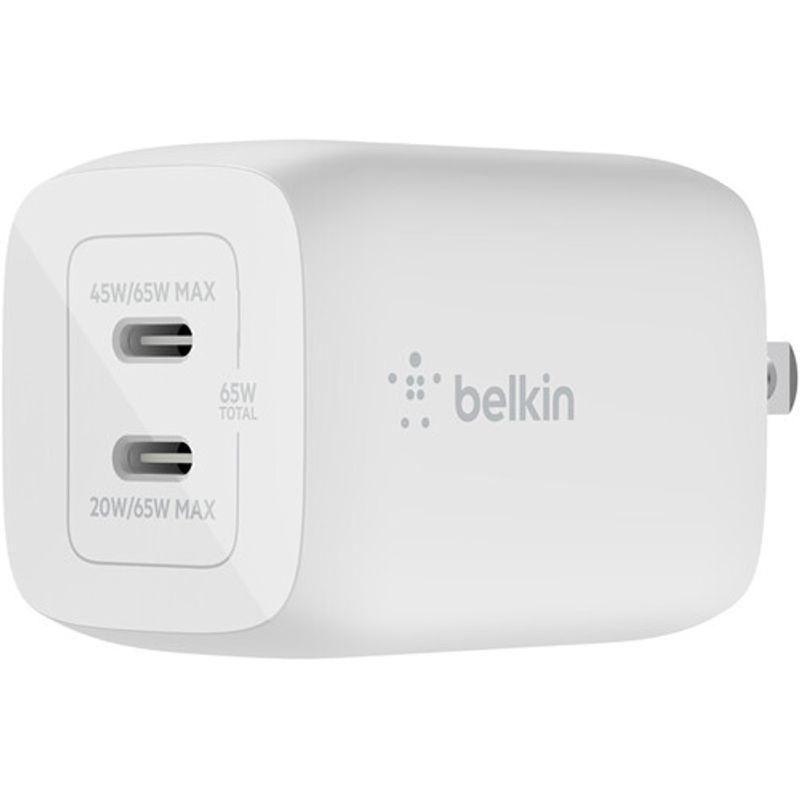 BELKIN - Cargador De Pared Belkin Boostcharge Pro De 65 W Doble Usb-C