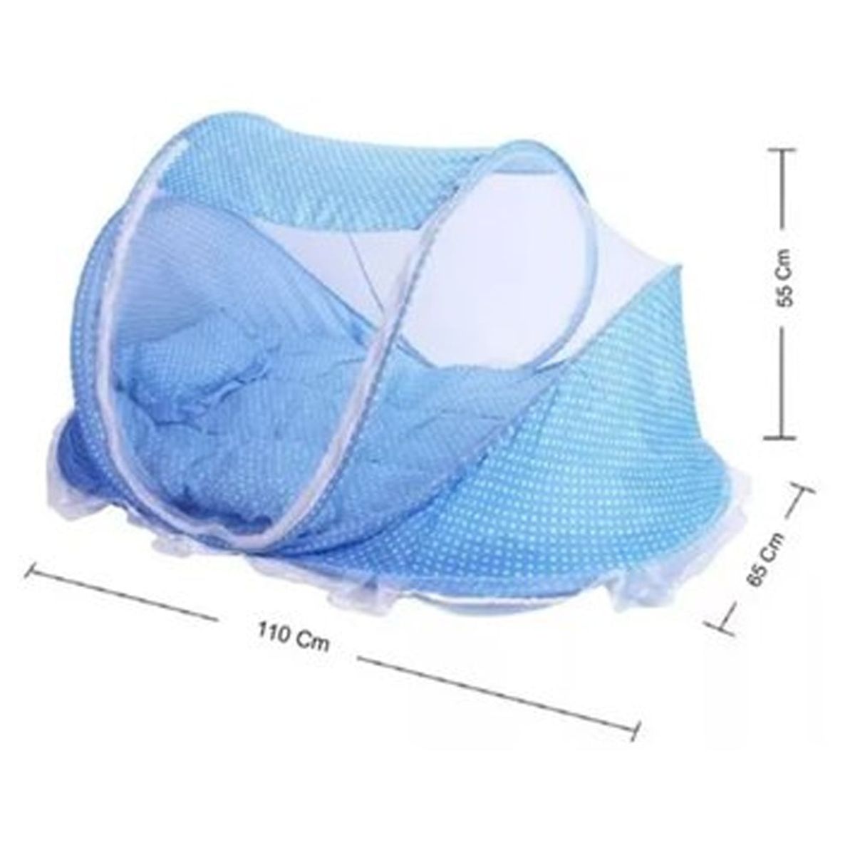 MIFANQI - Cuna mosquitero toldillo portatil para bebe azul