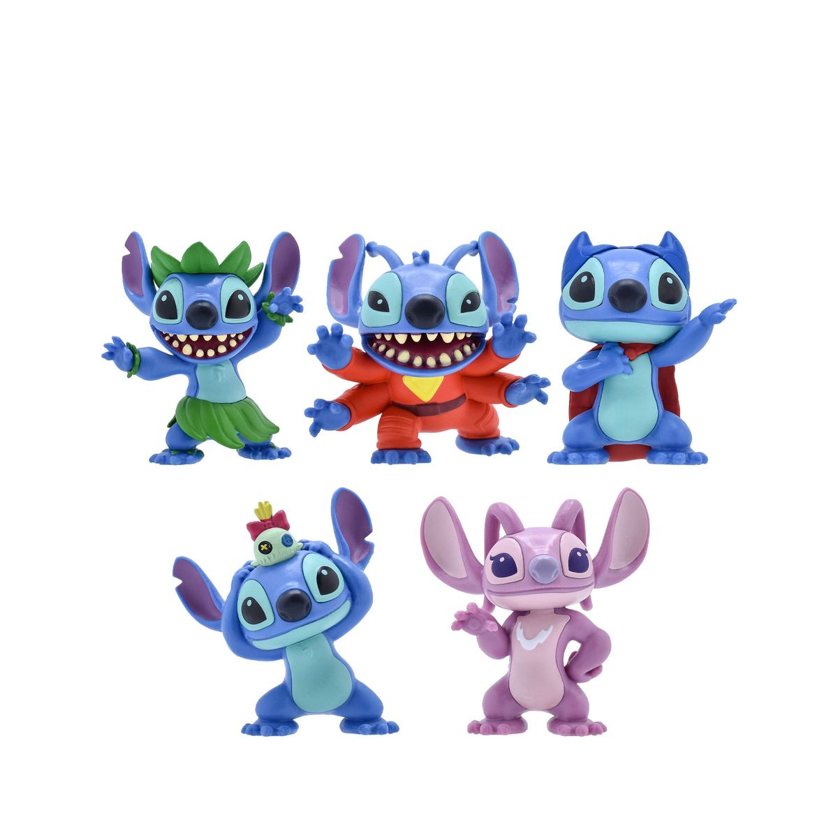 DISNEY - Set de Figuras Coleccionables de Stitch y Ángel Experimento 624 Disney