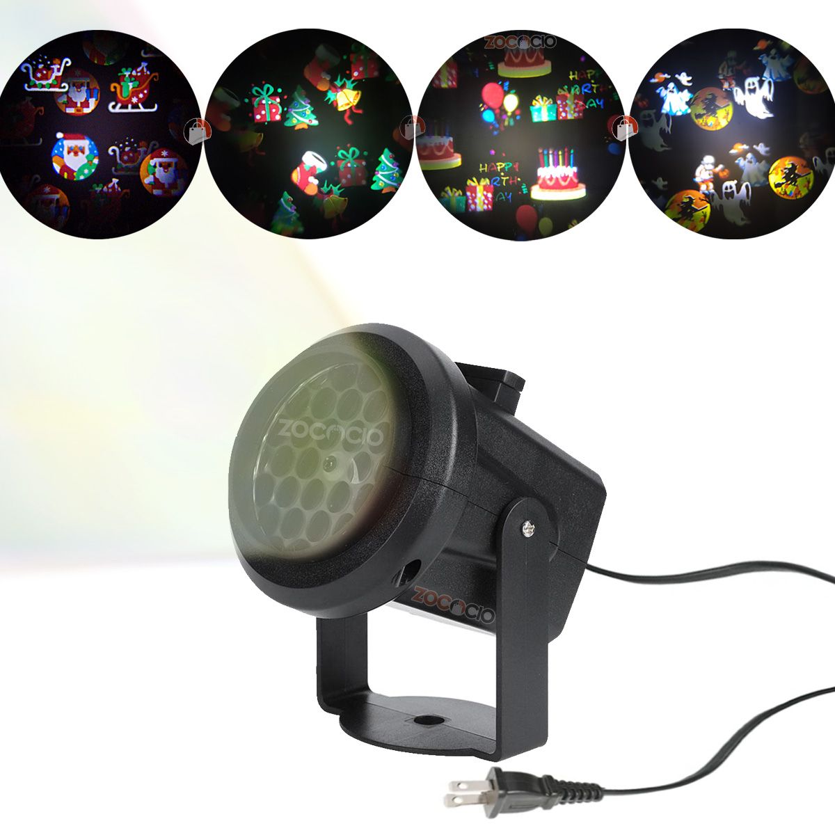 ZOCOCIO - Proyector Figuras De Fiestas Halloween Navidad Y Cumpleaños