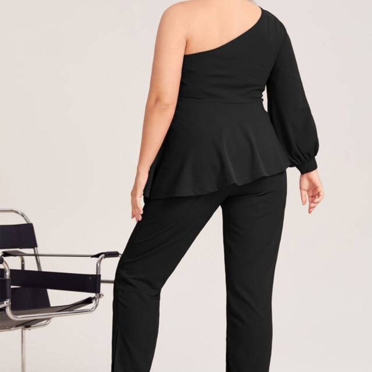 NEGRELI - CONJUNTO FORMAL-CASUAL BLUSA Y PANTALON REF-4015