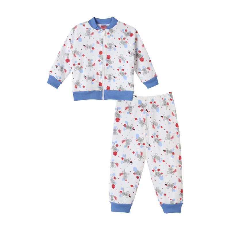 SANTANA - Pijama Térmica Bebé Rojo Medio_.